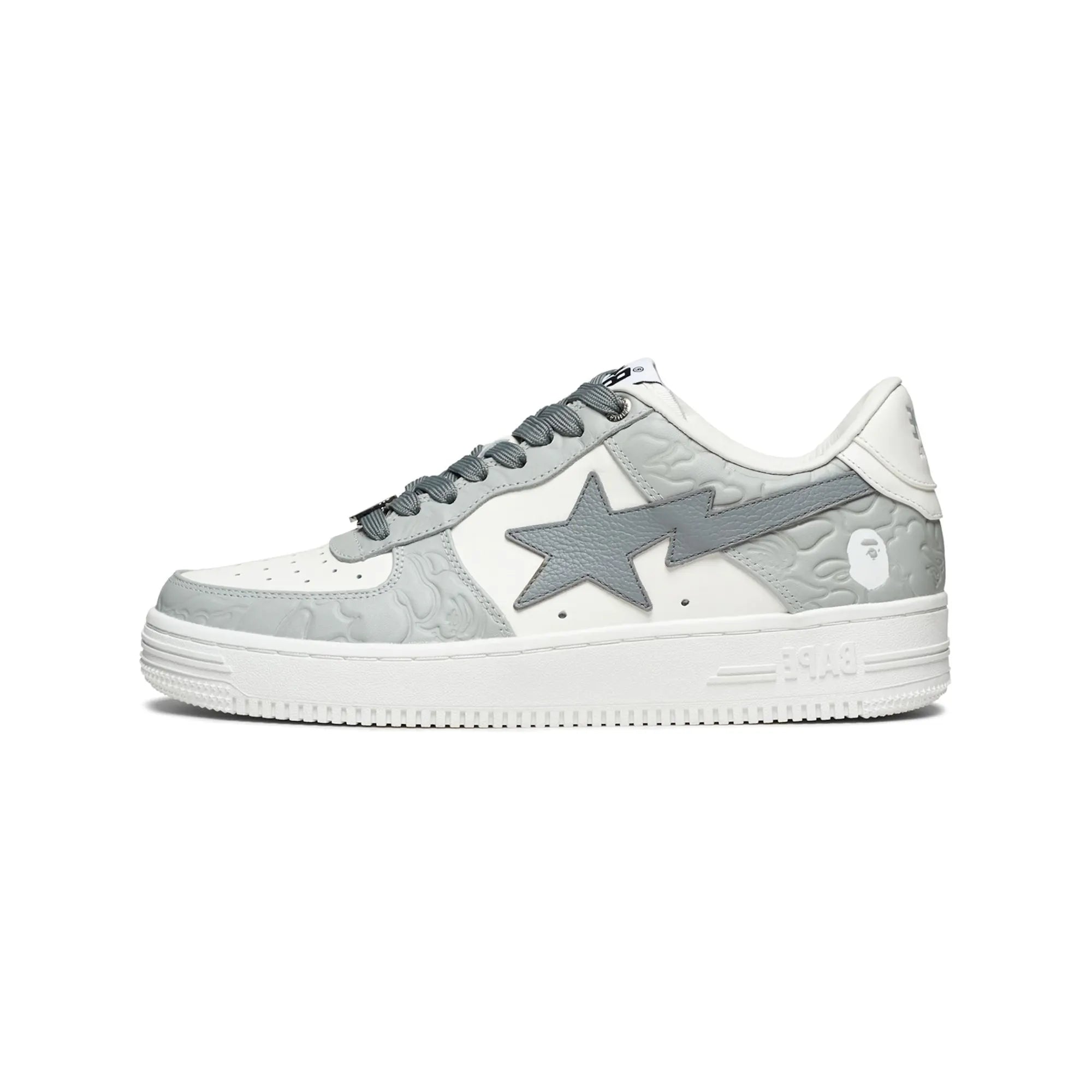 A Bathing Ape Bape Sta #4 Linecamo White Grey