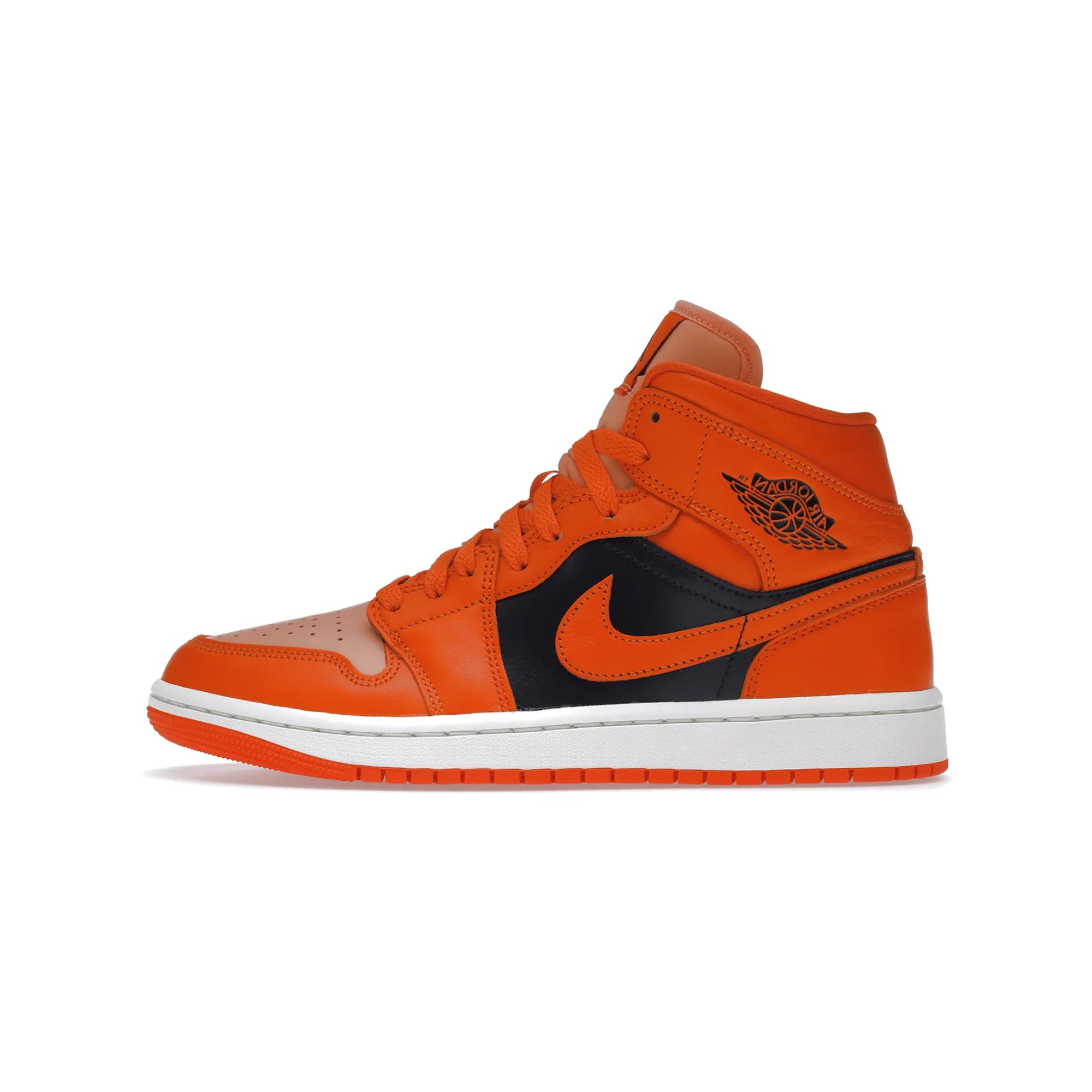 Jordan 1 Mid SE Rush Orange Crimson Bliss (W)