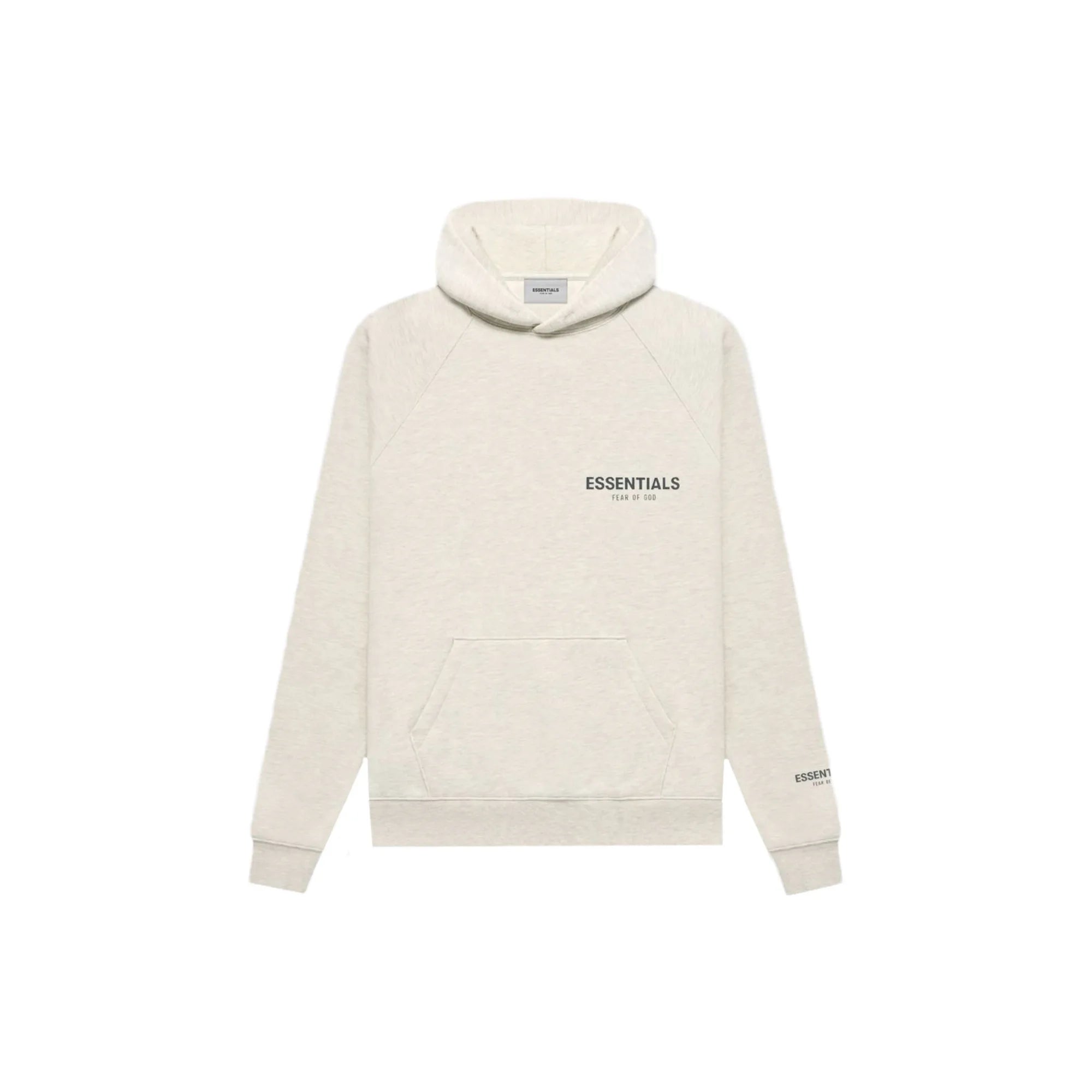 Fear of God Essentials Core Collection Pullover Hoodie Light Heather Oatmeal