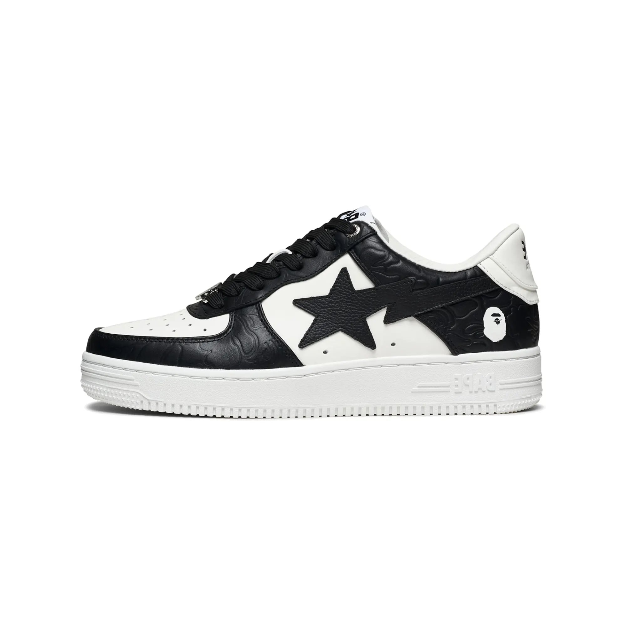 A Bathing Ape Bape Sta #4 Linecamo White Black