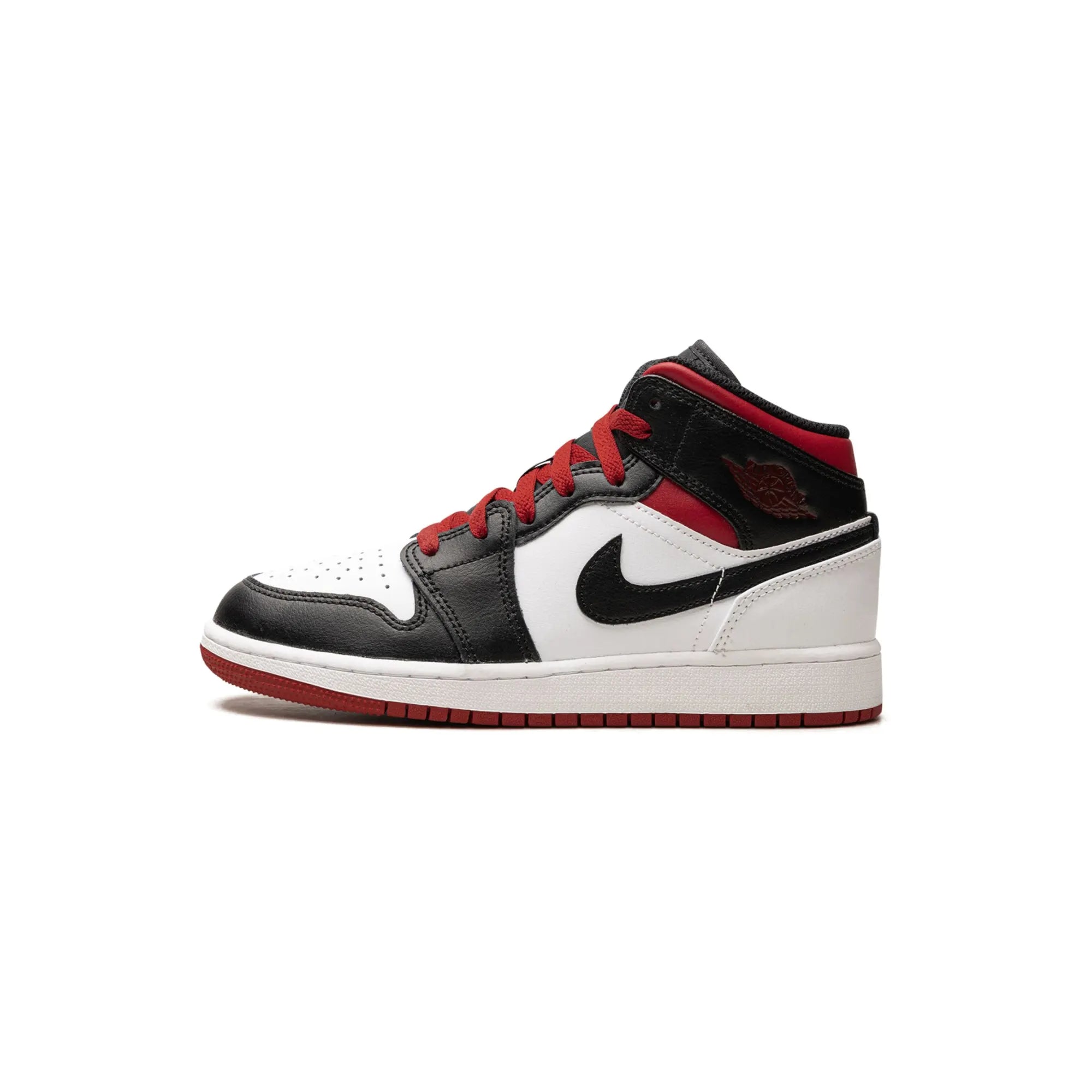 Jordan 1 Mid Gym Red Black Toe (GS)