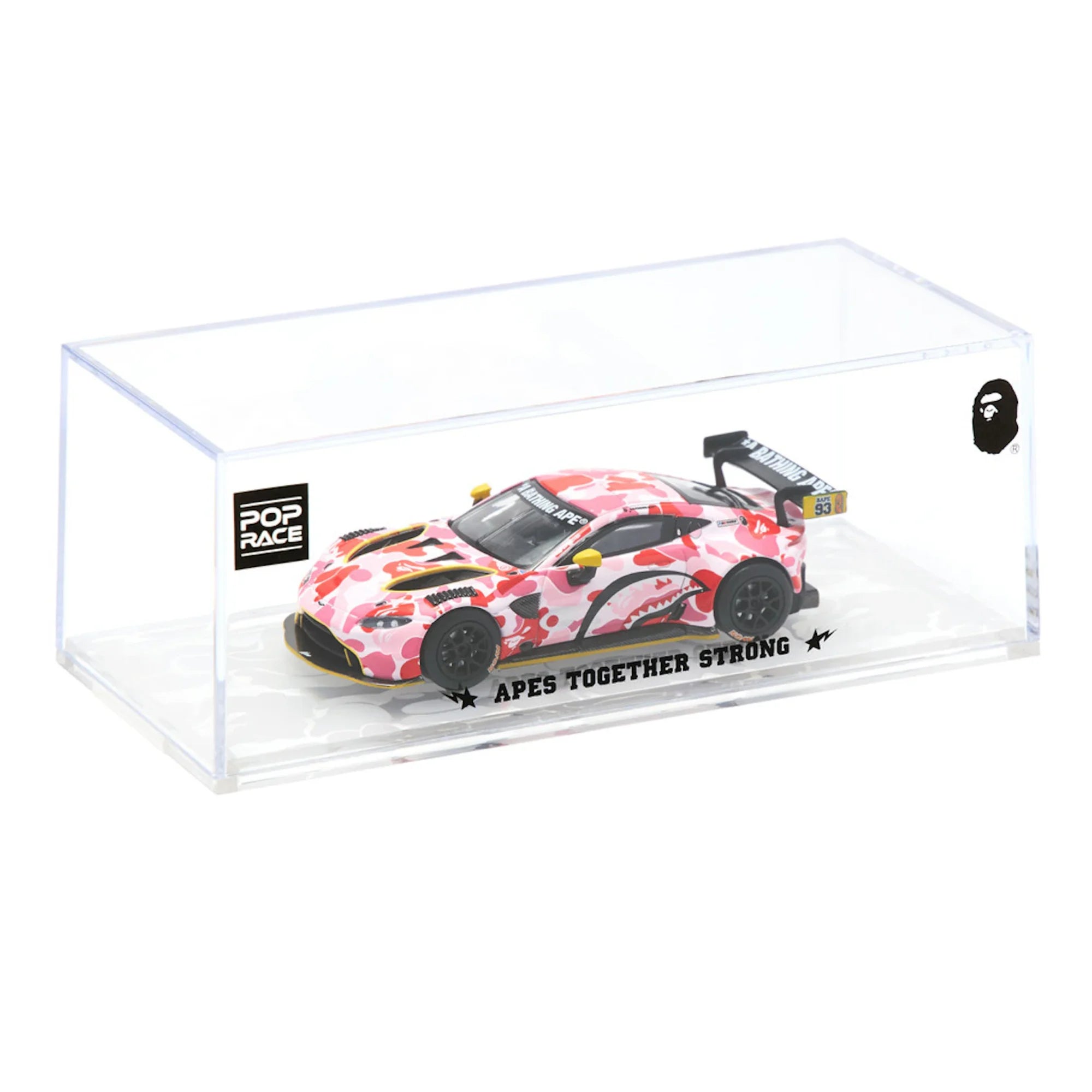 BAPE x POPRACE Aston Martin GT3 Pink