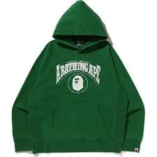 Bape Washed Relaxed Fit Hoodie Green